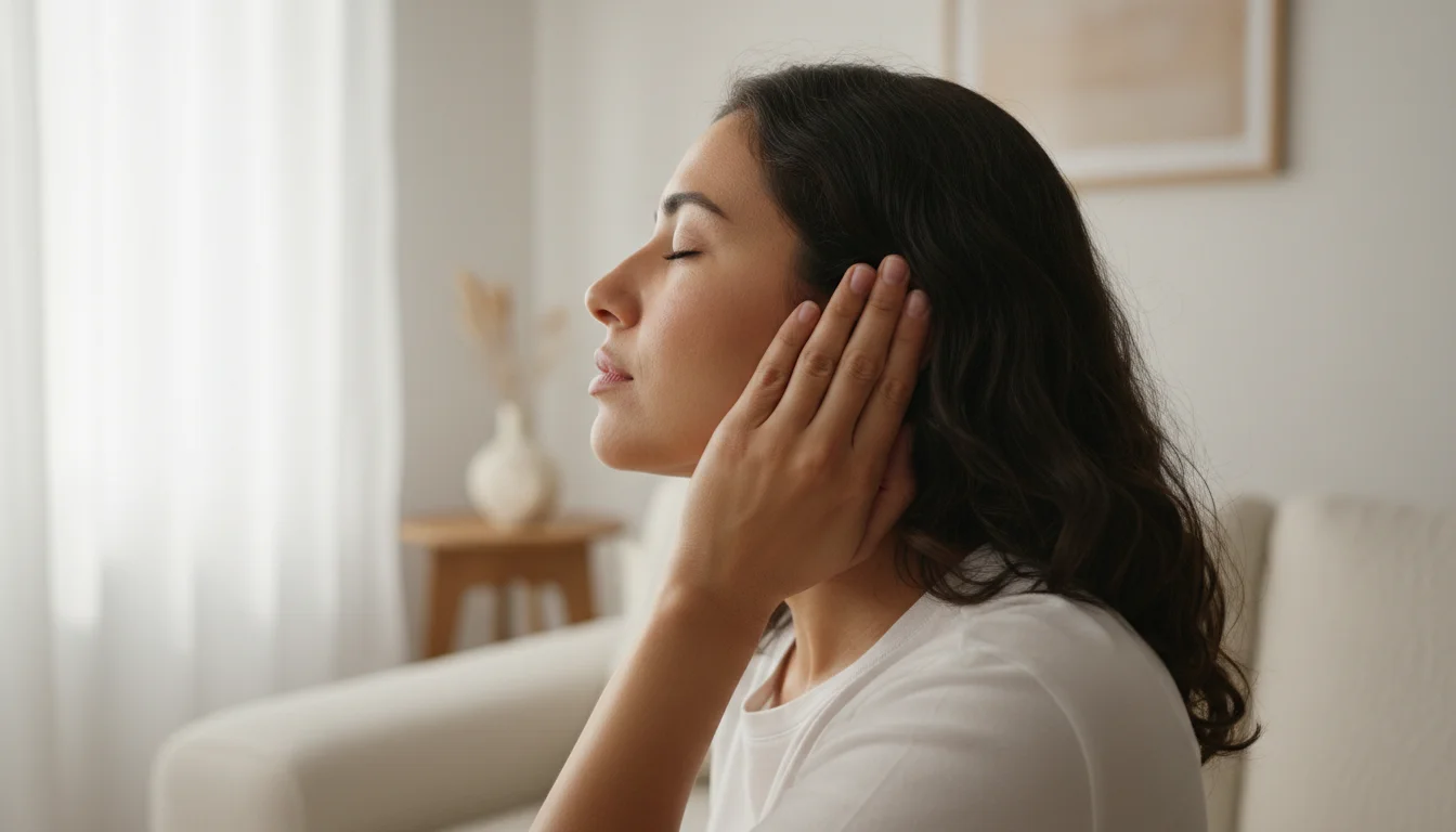 Oído tapado sin infección — especialista ATM Quito